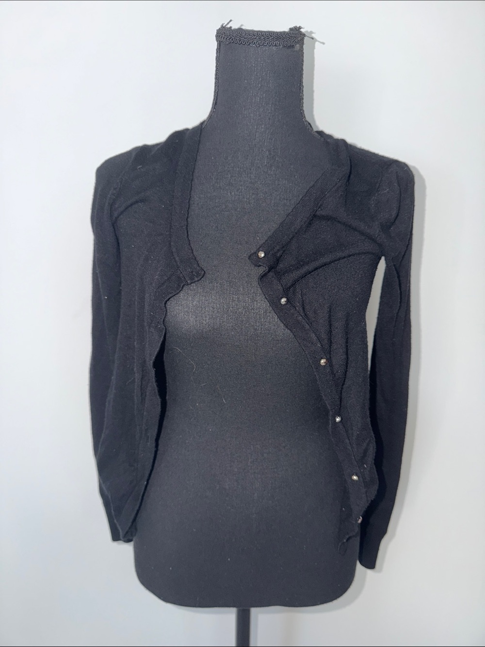 Forever 21 Black Button-Front Women's Cardigan